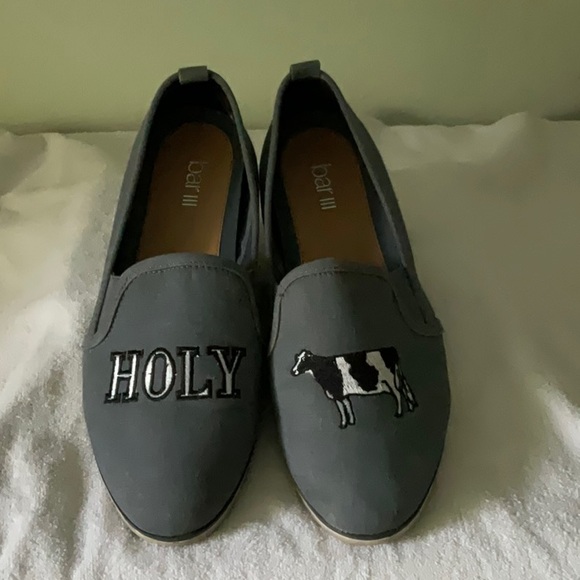 🐄 BAR lll HOLY COW DENIM SHOES 🐄 - Picture 11 of 16